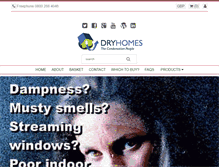 Tablet Screenshot of dryhomes.net